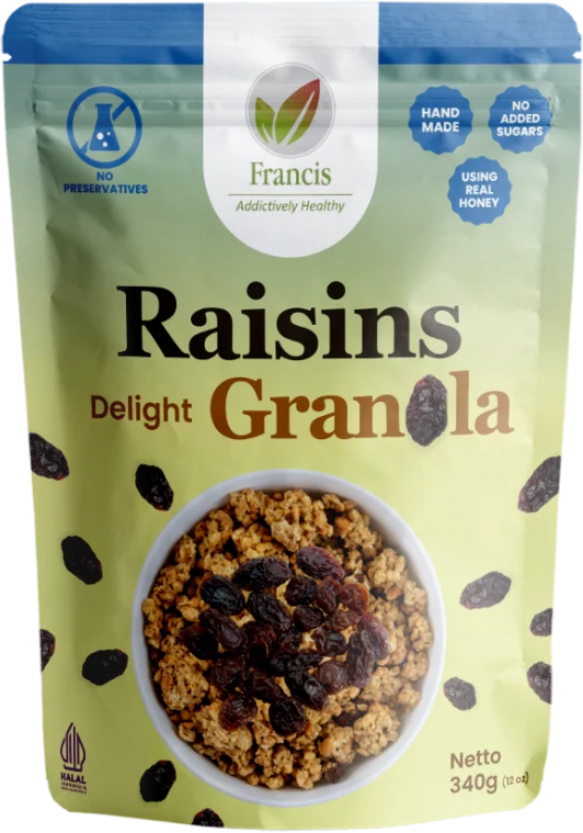 Raisin granola pack